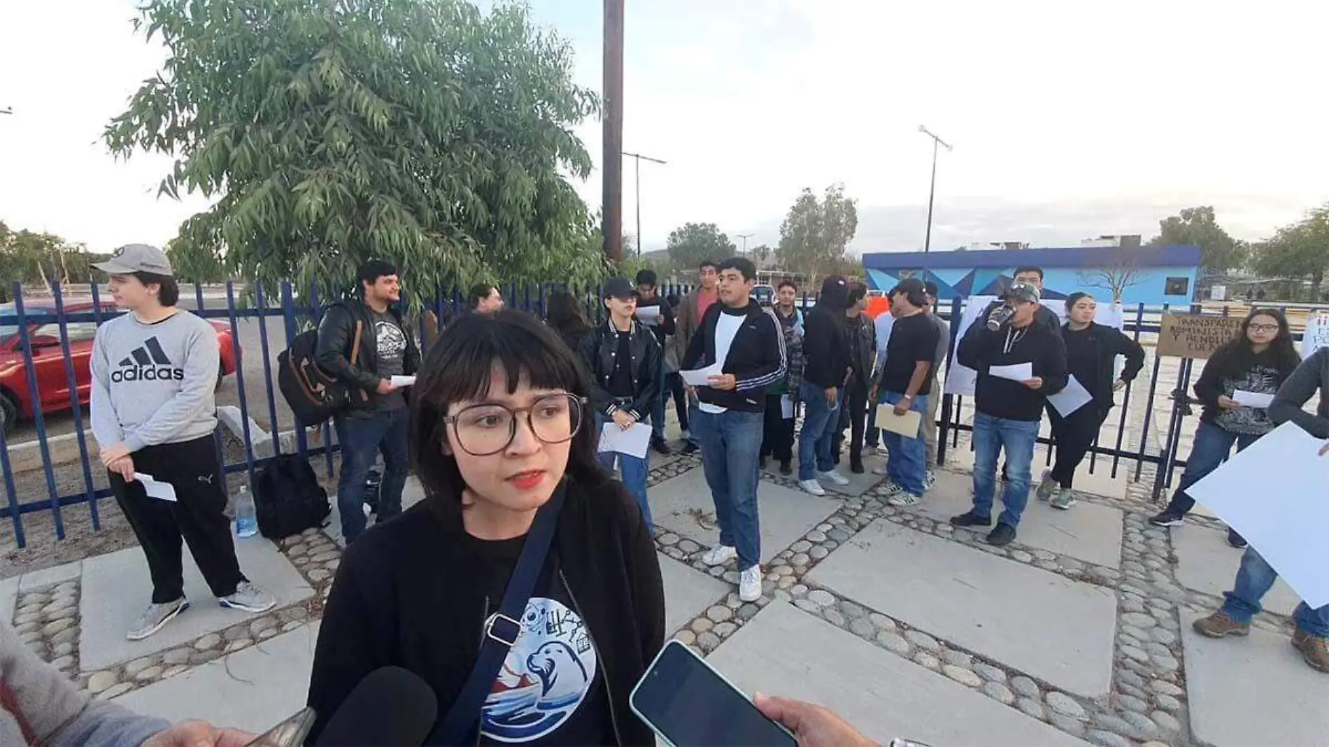 manifestación de alumnos del ITLP